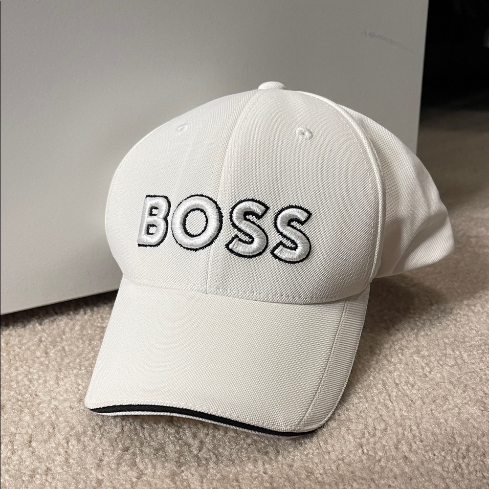 Boss Classic White Baseball Cap